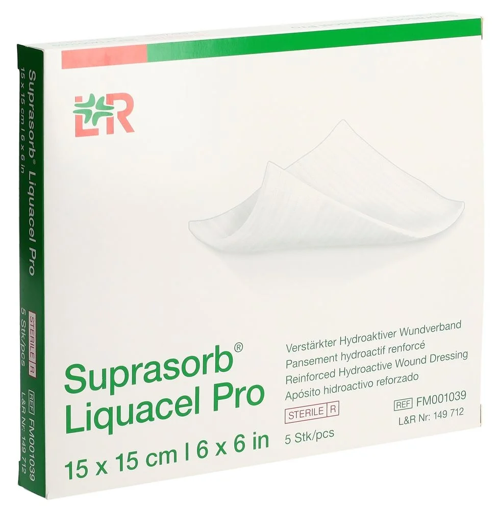 Suprasorb® Liquacel Pro 15x15cm 5 pièces