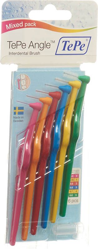 Brosse interdentaire TePe Angle assortie 6 pièces