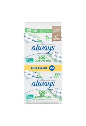 ALWAYS Ultra Binde Cot Long BigP (nouveau) 18 pcs