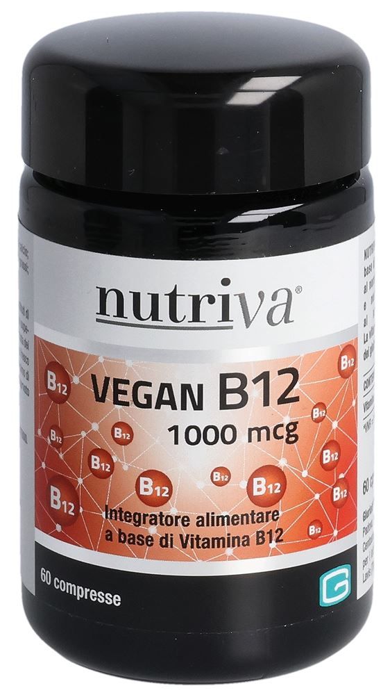NUTRIVA Vegan B12 Tabl. 1000 mcg 60 pièces NUTRIVA Vegan B12 Tabl. 1000 mcg 60 pièces