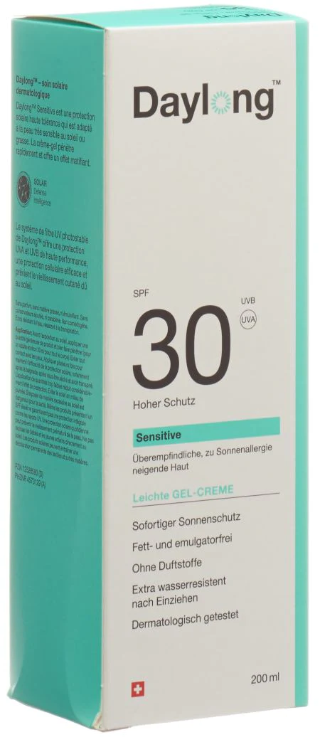 Daylong Sensitive Gel-Crème SPF30 200ml Daylong Sensitive Gel-Crème SPF30 200ml