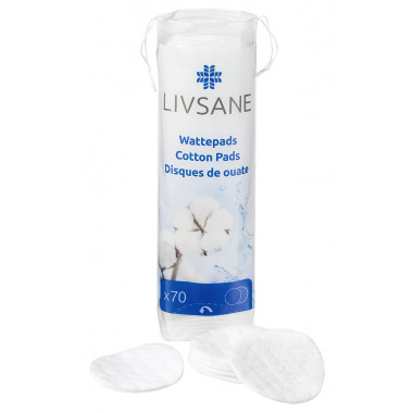 Livsane Cotons d'ouate 70 pièces Livsane Cotons d'ouate 70 pièces