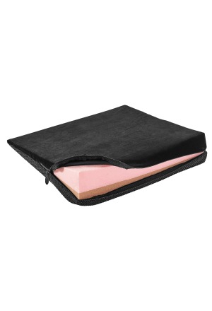 ELSA Coussin en biseau spécial 37x37x8/1cm noir avec picots