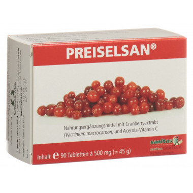 PREISELSAN à l'extrait de cranberry comprimés 90 pièces