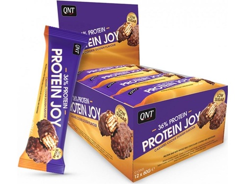 QNT 36% Protein Joy Bar Low Sugar Caramel&Cook 12 x 60g