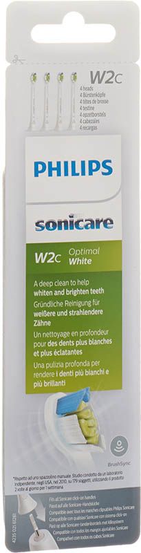 Philips Sonicare OptimalWhite mini HX6074/27 4 pièces Philips Sonicare OptimalWhite mini HX6074/27 4 pièces