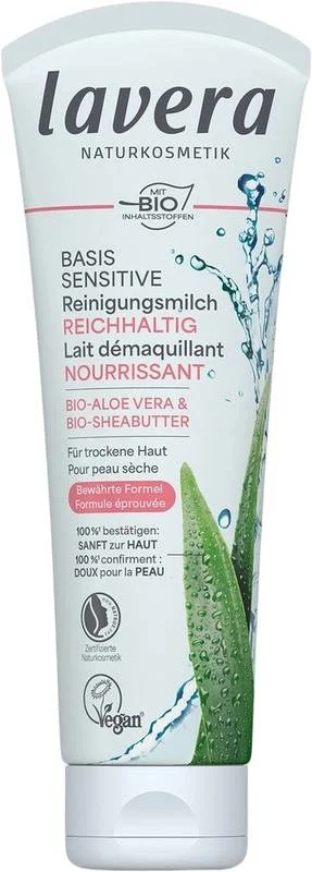 LAVERA Lait démaquillant 2 en 1 Base Sensitive 125 ml
