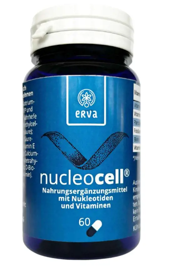 Gélules de nucléotides ERVA NucleoCell 60 pièces