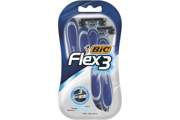BIC Flex 3 Light rasoir homme 3 lames 4 pièces