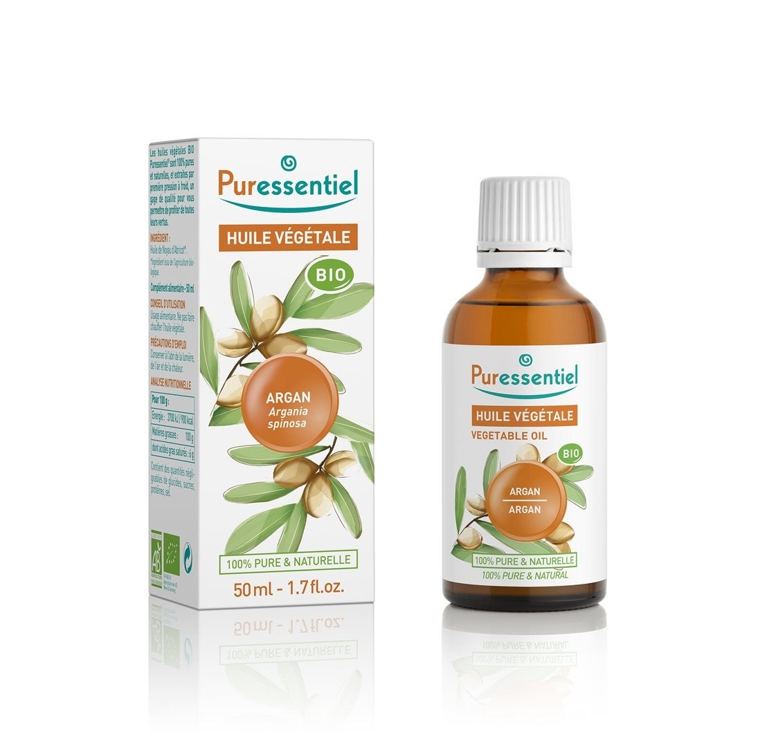 Puressentiel Huile végétale d'argan bio 50ml Puressentiel Huile végétale d'argan bio 50ml