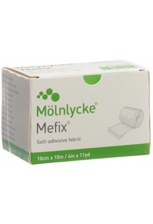 Non-tissé de fixation Mefix, rouleau de 10 cm x 10 m
