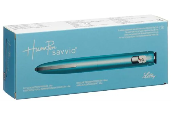 HumaPen Savvio Pen pour injections d'insuline bleu