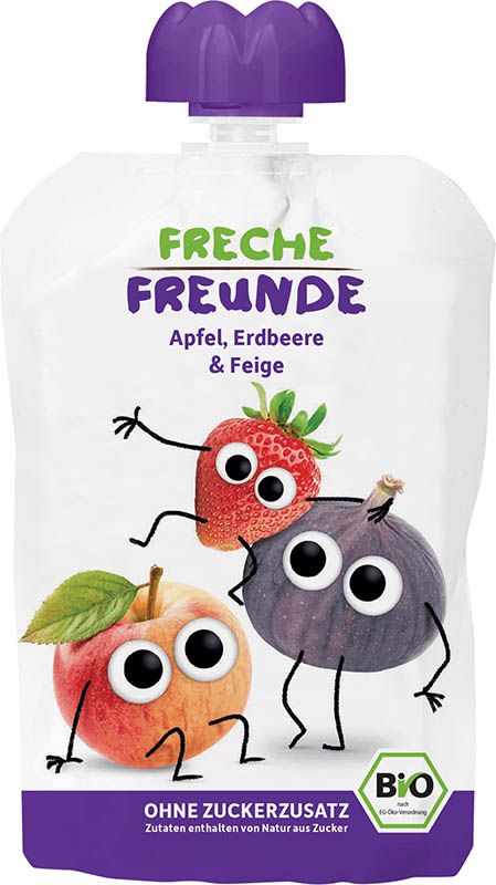 Purée de pomme, fraise et figue Btl 100g