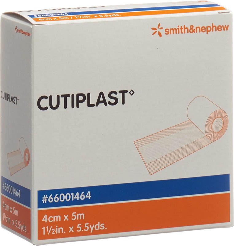 Pansement non tissé Cutiplast au mètre 4cmx5m blanc