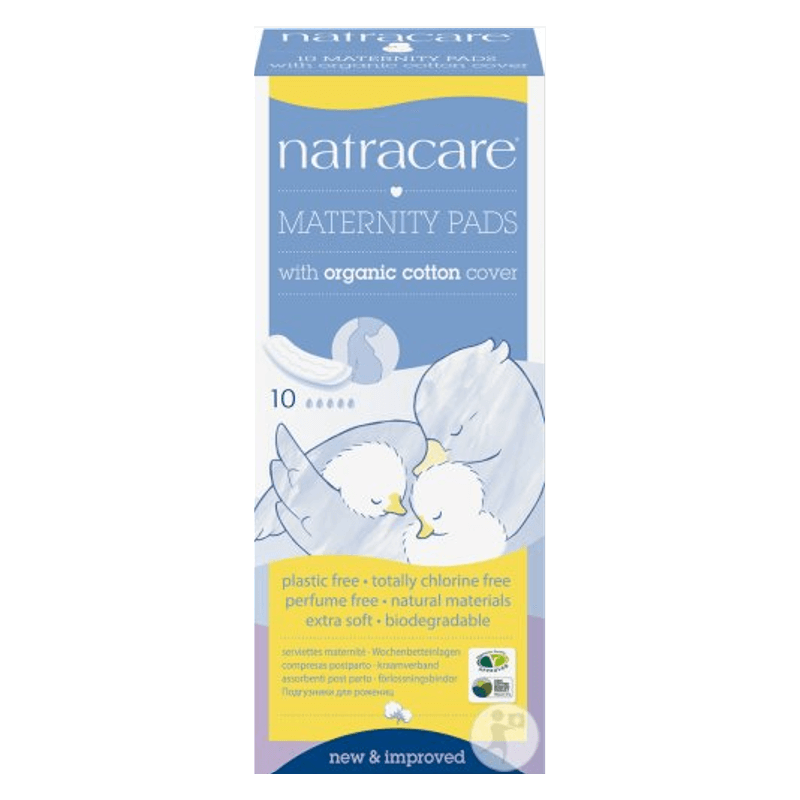 Natracare serviettes hygiéniques pour jeunes mères 10 pièces