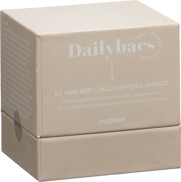 MYBACS Dailybacs Femmes 30 jours gélules verre 30 pièces MYBACS Dailybacs Femmes 30 jours gélules verre 30 pièces