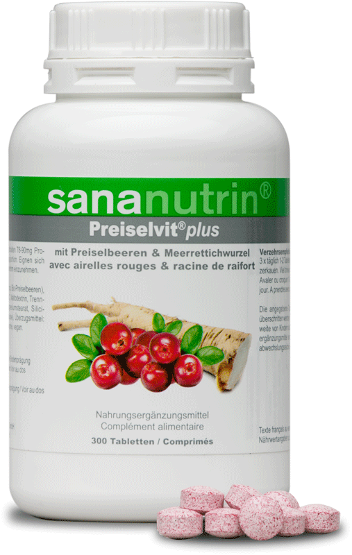 sananutrin® Preiselvit plus comprimé 300 pièces sananutrin® Preiselvit plus comprimé 300 pièces