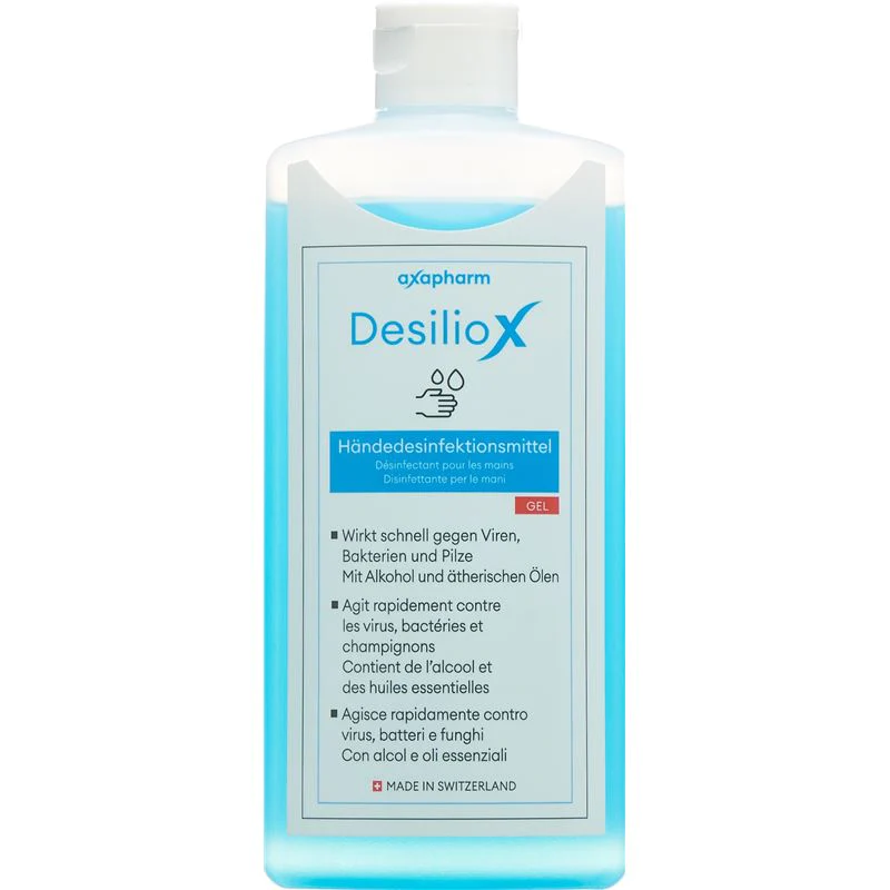 Gel désinfectant pour les mains Desiliox Fl 500ml