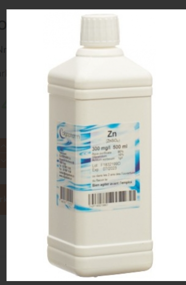 OLIGOPHARM Zinc Soluble 300 mg/l 500ml