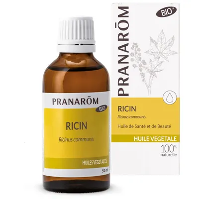 PRANAROM Huile végétale de ricin BIO Fl 50ml PRANAROM Huile végétale de ricin BIO Fl 50ml