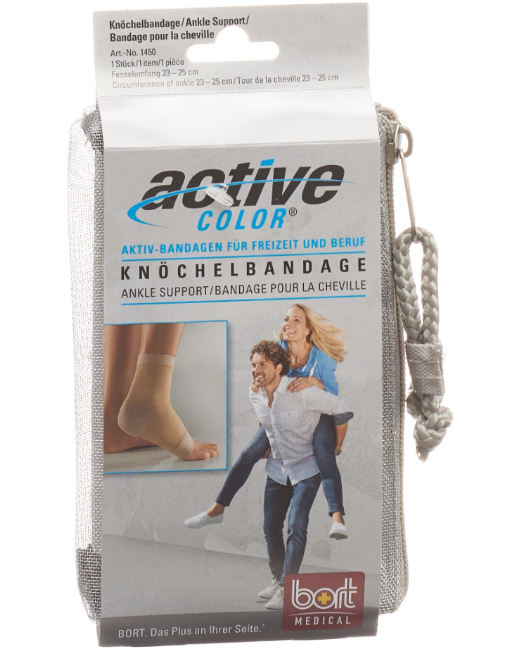 BORT AktivColor Bandage pour la cheville taille S -21 cm noir