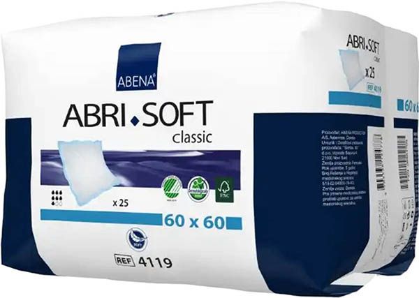 ABRI SOFT Classic alèses 60x60cm 25 pces