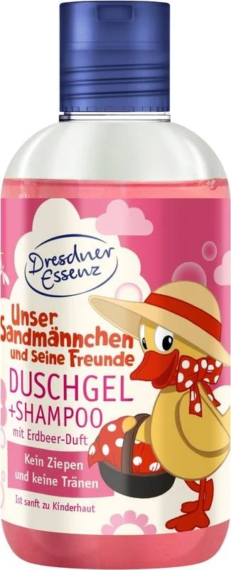 Gel douche Dresdner Sandmann 2in1 fraise 250ml