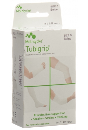 Tubigrip bandage tubulaire D 1mx7.50cm beige