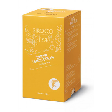 Sirocco Sachets de thé Ginger Lemon Dream 20 pièces Sirocco Sachets de thé Ginger Lemon Dream 20 pièces