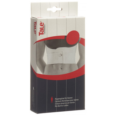 TALE ceinture à côtes 15cm rembourrée femme blanche