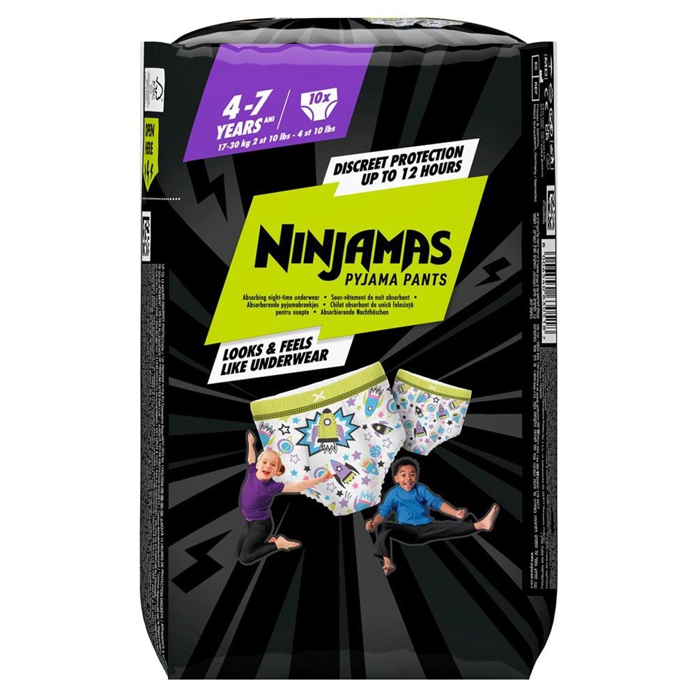 Pampers Ninjamas Pyjama Pants garçons 4-7 ans 10 pièces