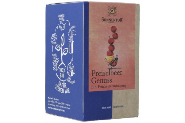 Sonnentor Airelle rouge Tisane BIO 18 pièces Sonnentor Airelle rouge Tisane BIO 18 pièces