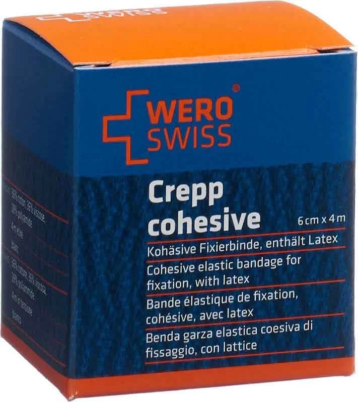 WERO SWISS Lux K-10 El bande de fixation 4mx4cm blanc