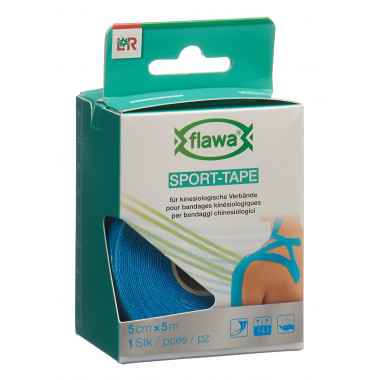 Flawa Sport-Tape 5cmx5m bleu