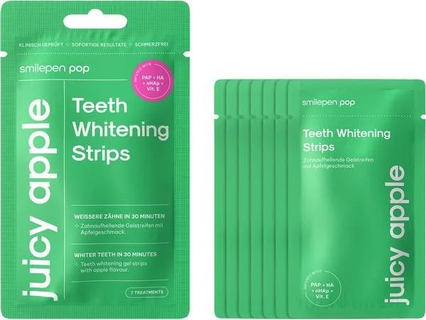 smilepen Pop Teeth Whit Strips Juicy App 7 x 2 pièces