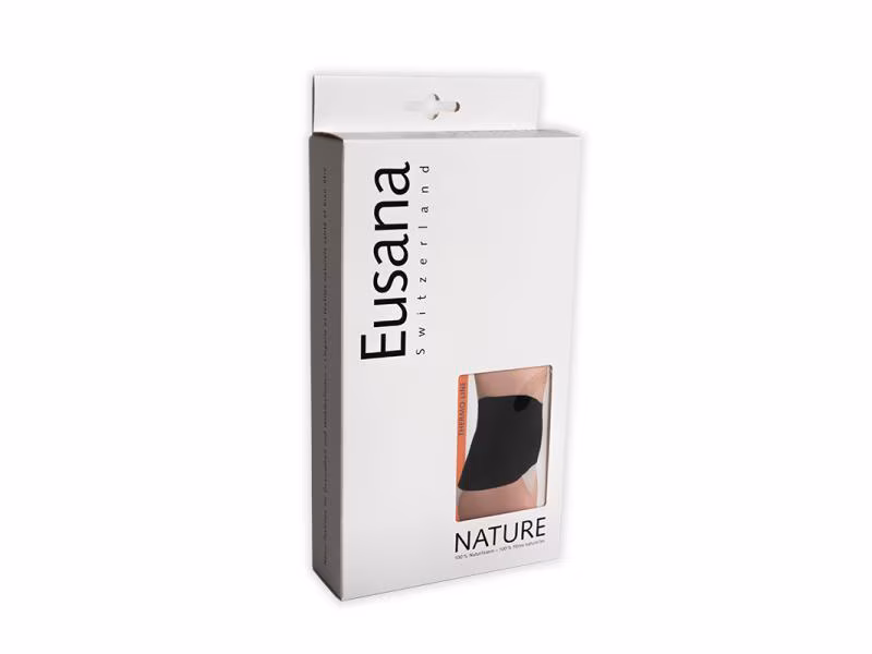 Eusana chauffe-reins anatomique soie laine XL noir