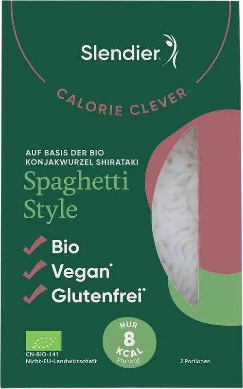 SLENDIER Spaghetti de konjac Style bio 400g