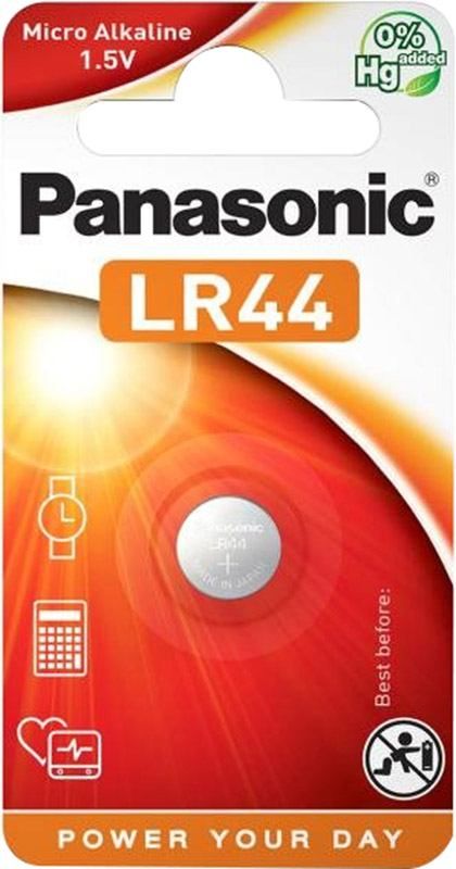 Panasonic Piles bouton LR44 2 pièces