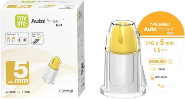 mylife AutoProtect PRO Aiguille pour stylo 31Gx5mm boîte 100 pièces