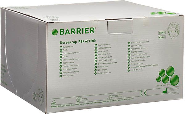 BARRIER Cagoule chirurgicale Annie assortie 150 pièces BARRIER Cagoule chirurgicale Annie assortie 150 pièces