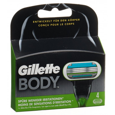 Lames de rasoir Gillette Body 4 pièces