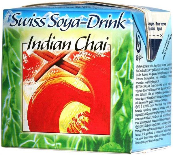 Soyana SWISS Boisson au soja India Chai Bio Tetra 5dl Soyana SWISS Boisson au soja India Chai Bio Tetra 5dl