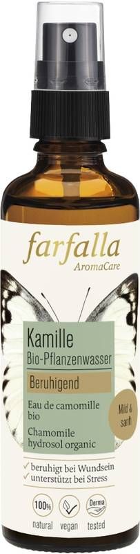 Eau végétale bio FARFALLA Camomille 75ml Eau végétale bio FARFALLA Camomille 75ml