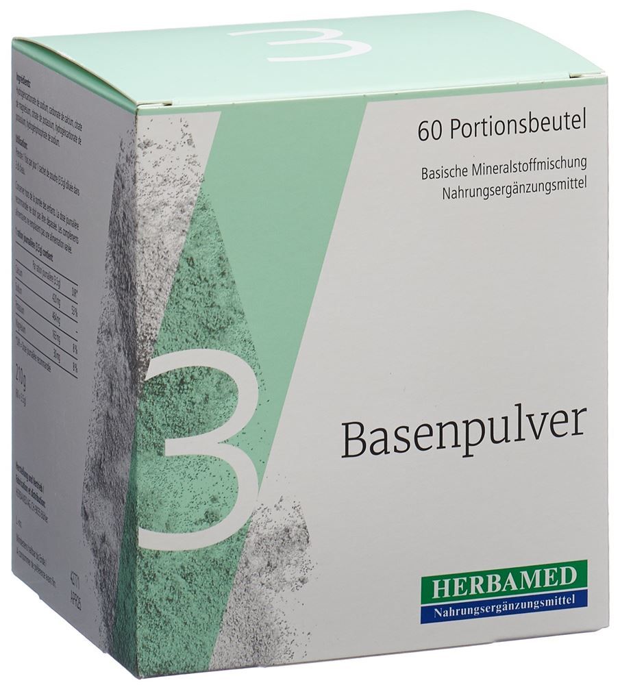 Herbamed poudre basique III 60 stick 3.5g Herbamed poudre basique III 60 stick 3.5g