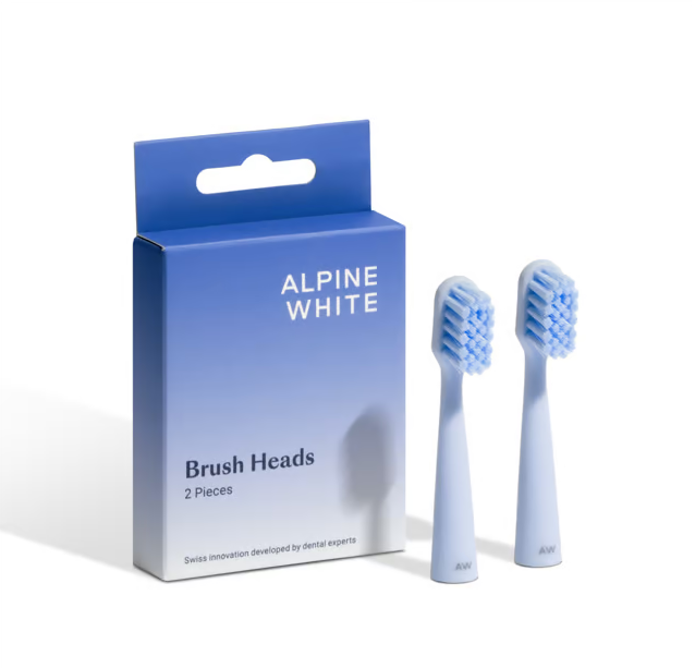 ALPINE WHITE Têtes de brosse 2 pièces ALPINE WHITE Têtes de brosse 2 pièces
