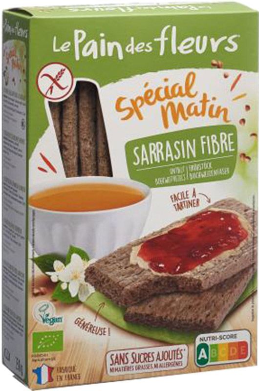 Pain aux fleurs Spécial Matin sarrasin bio 230g