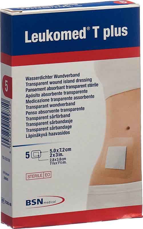 LEUKOMED T plus pansement transparent 7.2x5cm 50 pièces