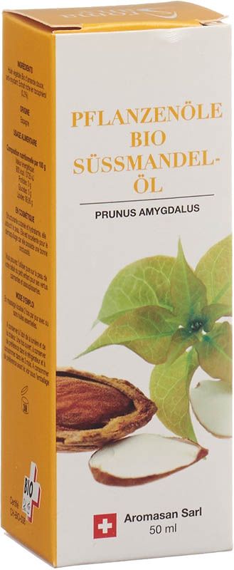Huile d'amande douce Aromasan 50ml Huile d'amande douce Aromasan 50ml