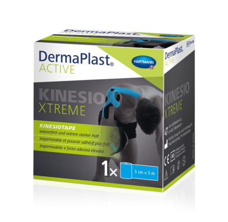 DermaPlast® Active Kinesiotape Xtreme 5cmx5m bleu DermaPlast® Active Kinesiotape Xtreme 5cmx5m bleu