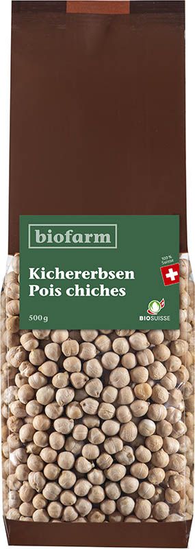 BIOFARM Pois chiches Bourgeon Btl 500g